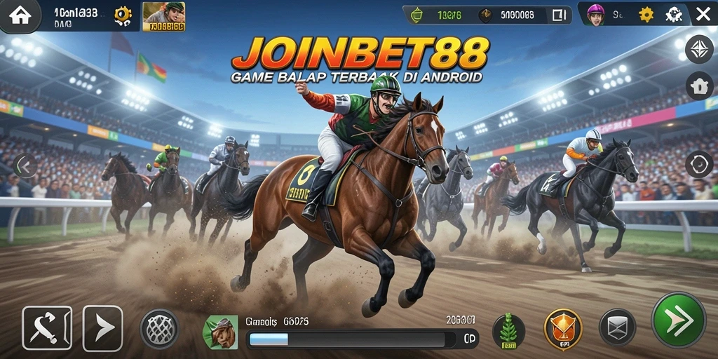 Tangkapan layar dari gameplay seru JOINBET88 di balapan