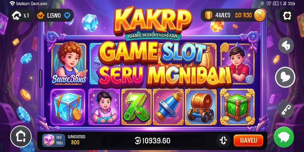 Gameplay KAKRP yang mendebarkan dengan tampilan slot yang memukau.