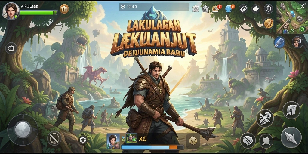 Menampilkan gameplay menarik dari LAKULANJUT dengan suasana petualangan yang intens.