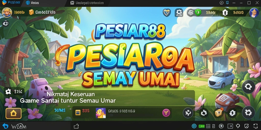 Screenshot utama PESIAR88 menunjukkan keseruan gameplay yang menyenangkan.