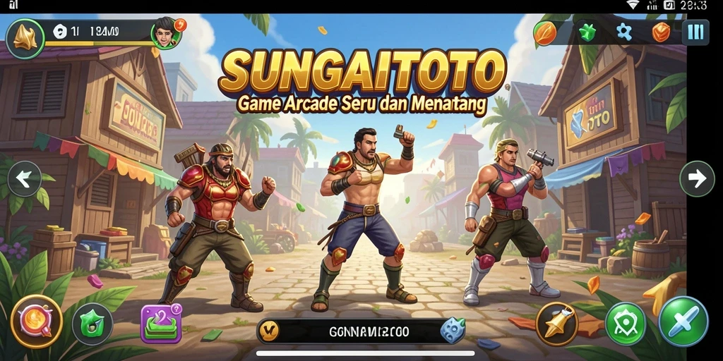Screenshot SUNGAITOTO menampilkan aksi gameplay Arcade yang seru.