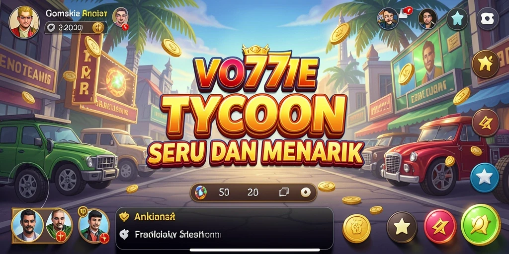Tampilan gameplay menarik saat membangun bisnis di VO777.
