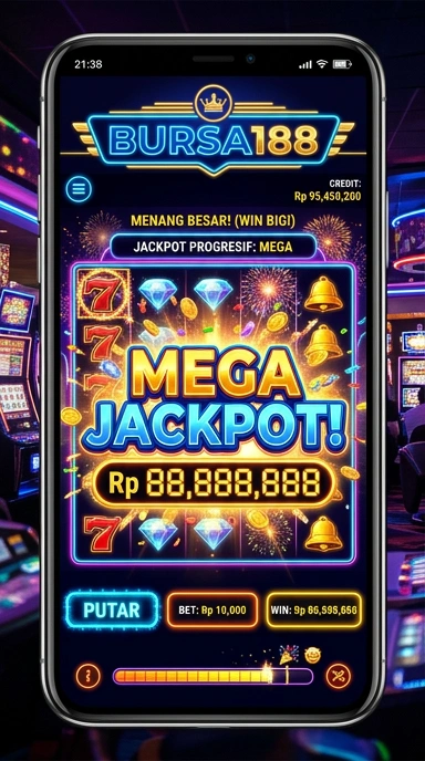 Tampilan utama aplikasi bursa188 yang user-friendly.